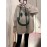 Smile Face Print Drawstring Hoodie, Casual Long Sleeve Drop Shoulder Top, Women's Clothing
